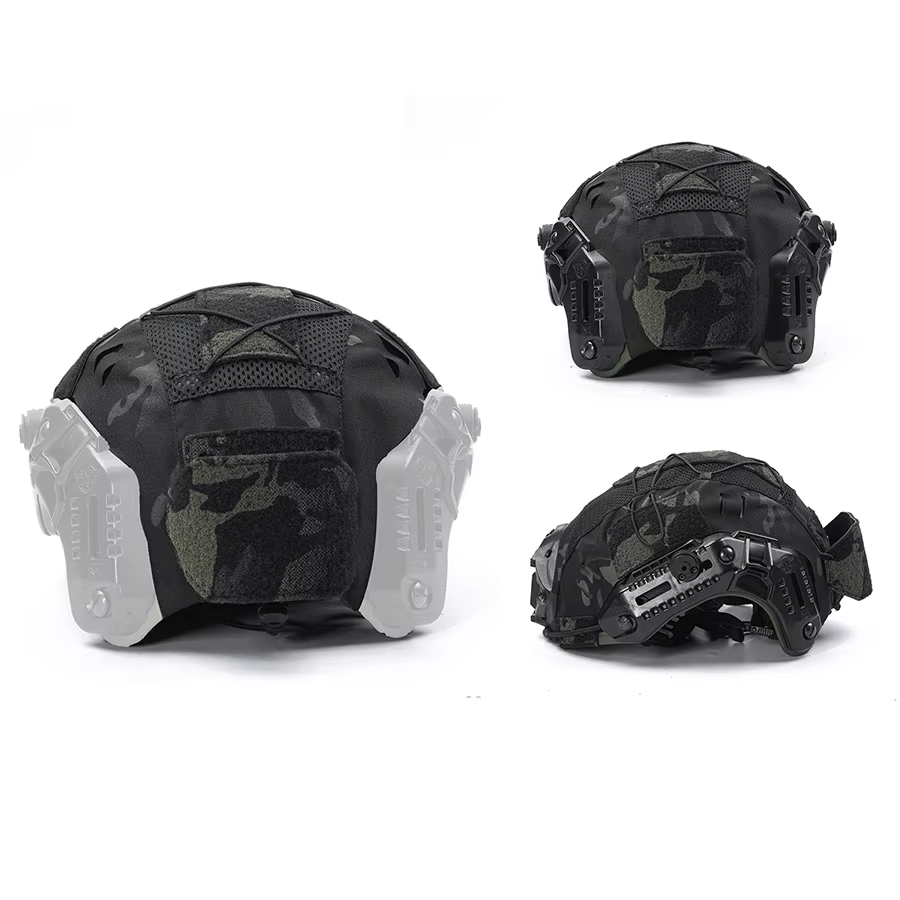 Funda casco táctico CS tela resistente caza y aire libre