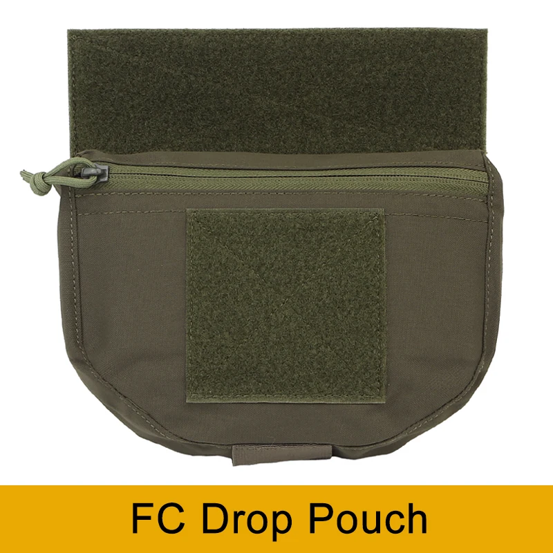Chaleco táctico FCPC V5 con portaplacas y riñonera MOLLE