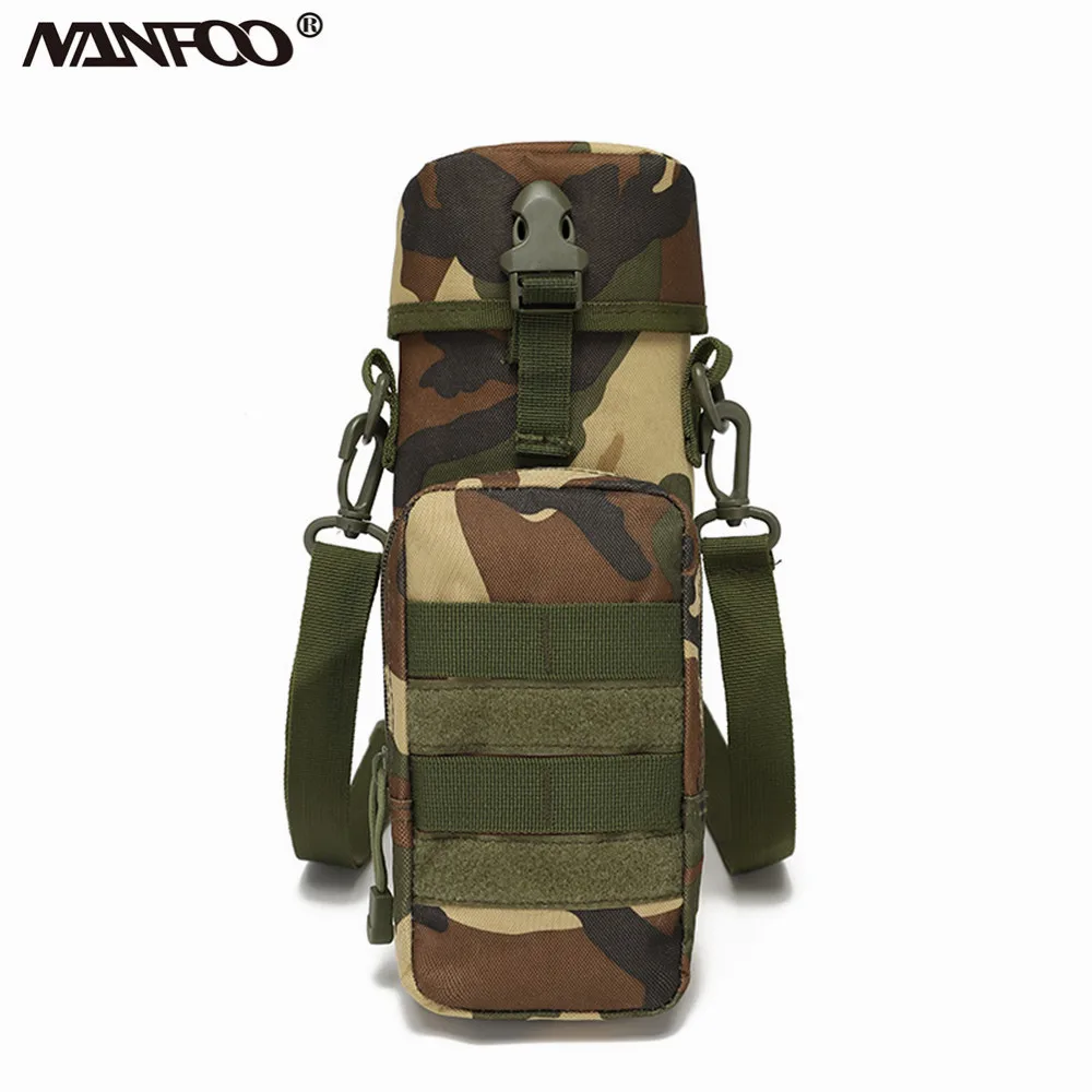 Funda portabotellas táctica MOLLE colgante – Camuflaje dos vías - imagen 5