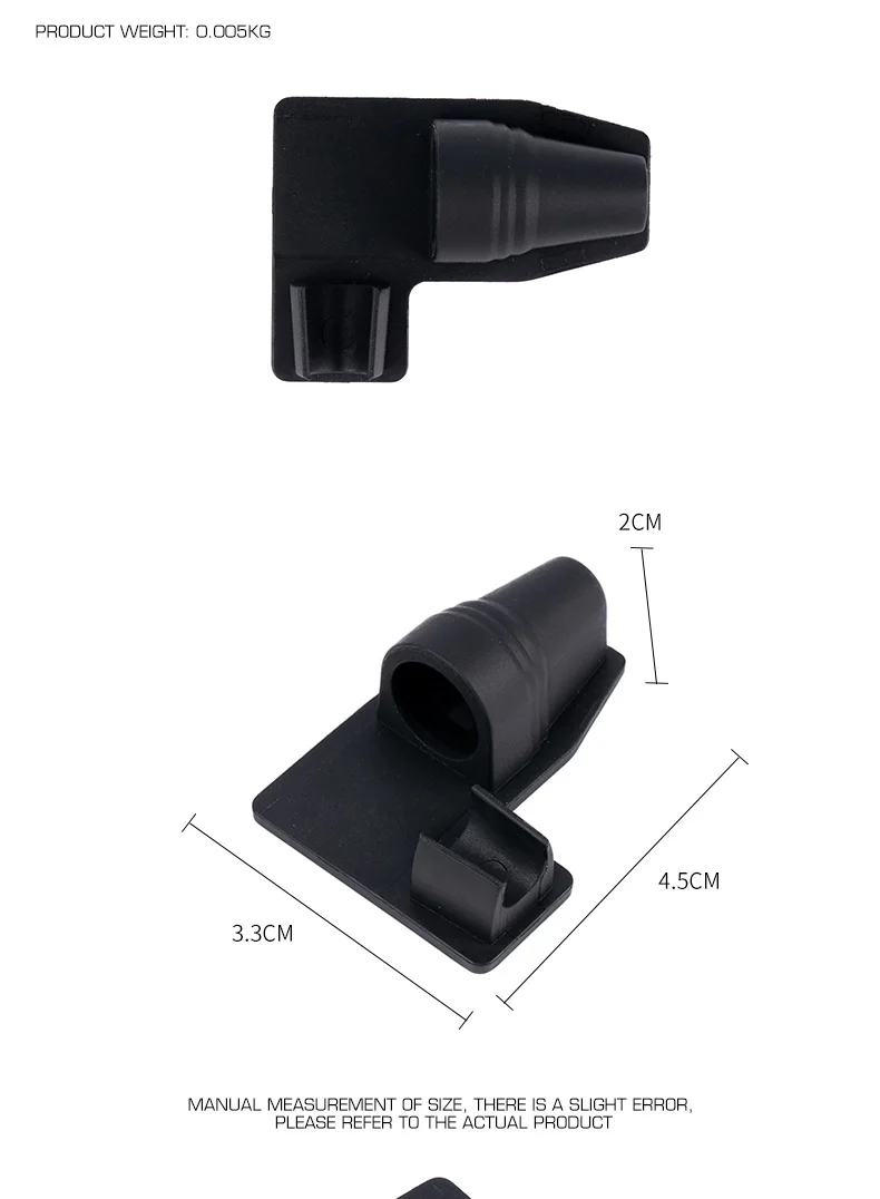Detalle de la base y conector