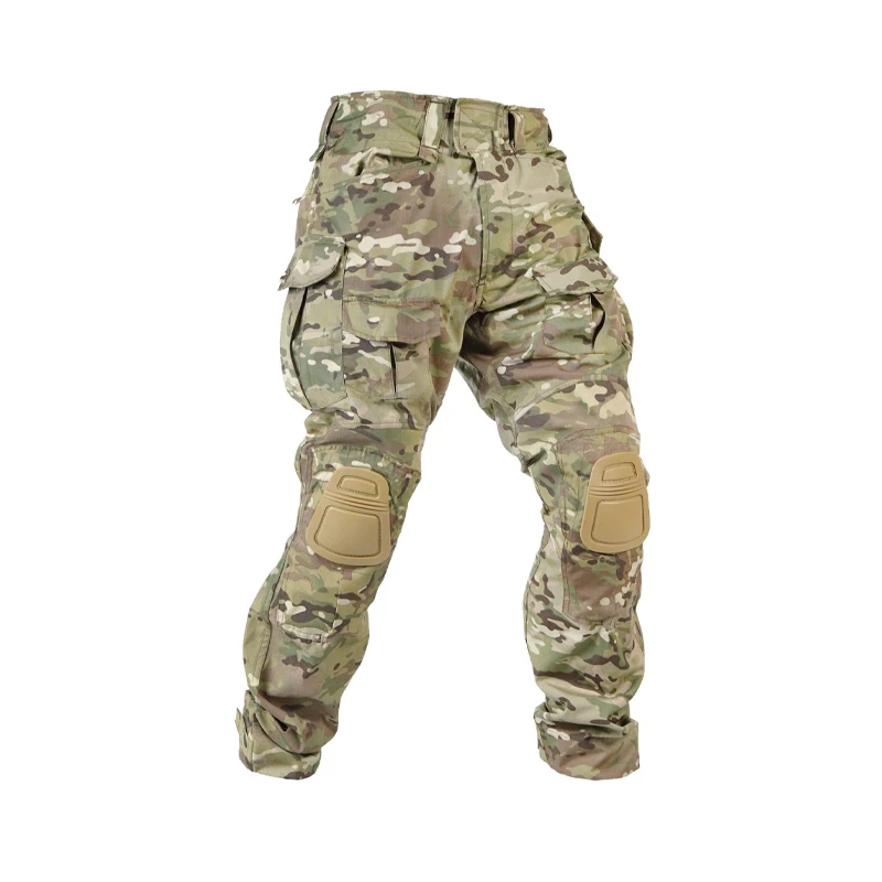 Pantalones tácticos cargo con rodilleras ripstop para senderismo - imagen 4