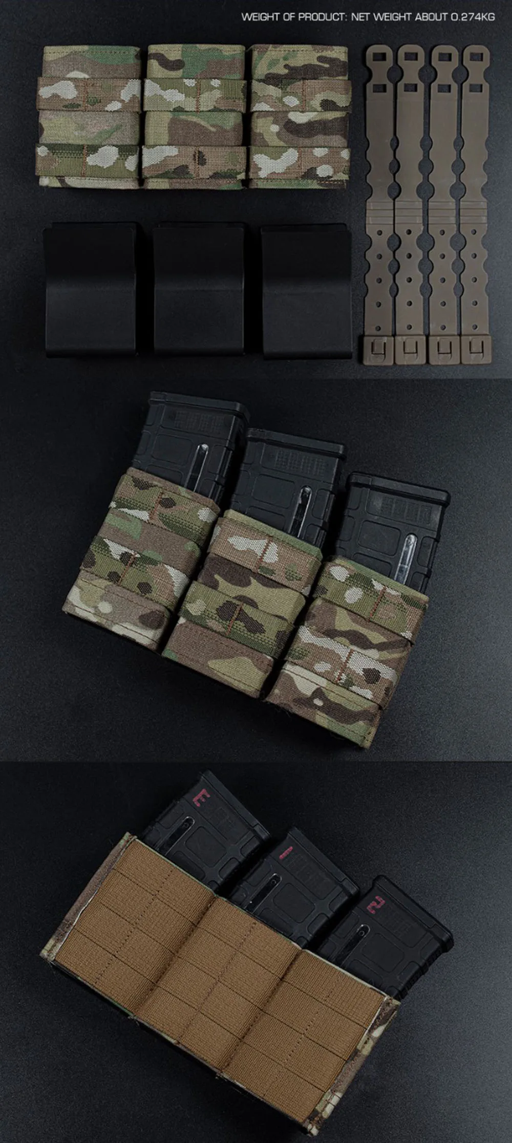 Detalle de la funda y carga