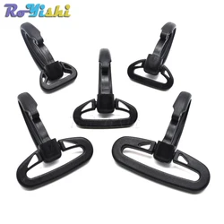Ganchos de presión plásticos para correas MOLLE – Paracord negro