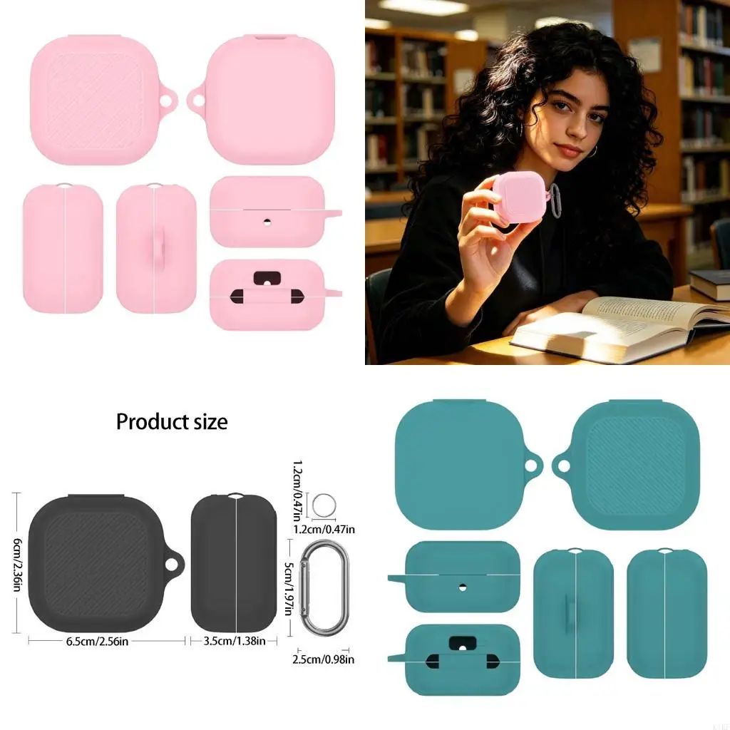 Funda silicona con agarre para auriculares Buds 4 Pro, fácil limpieza - imagen 4