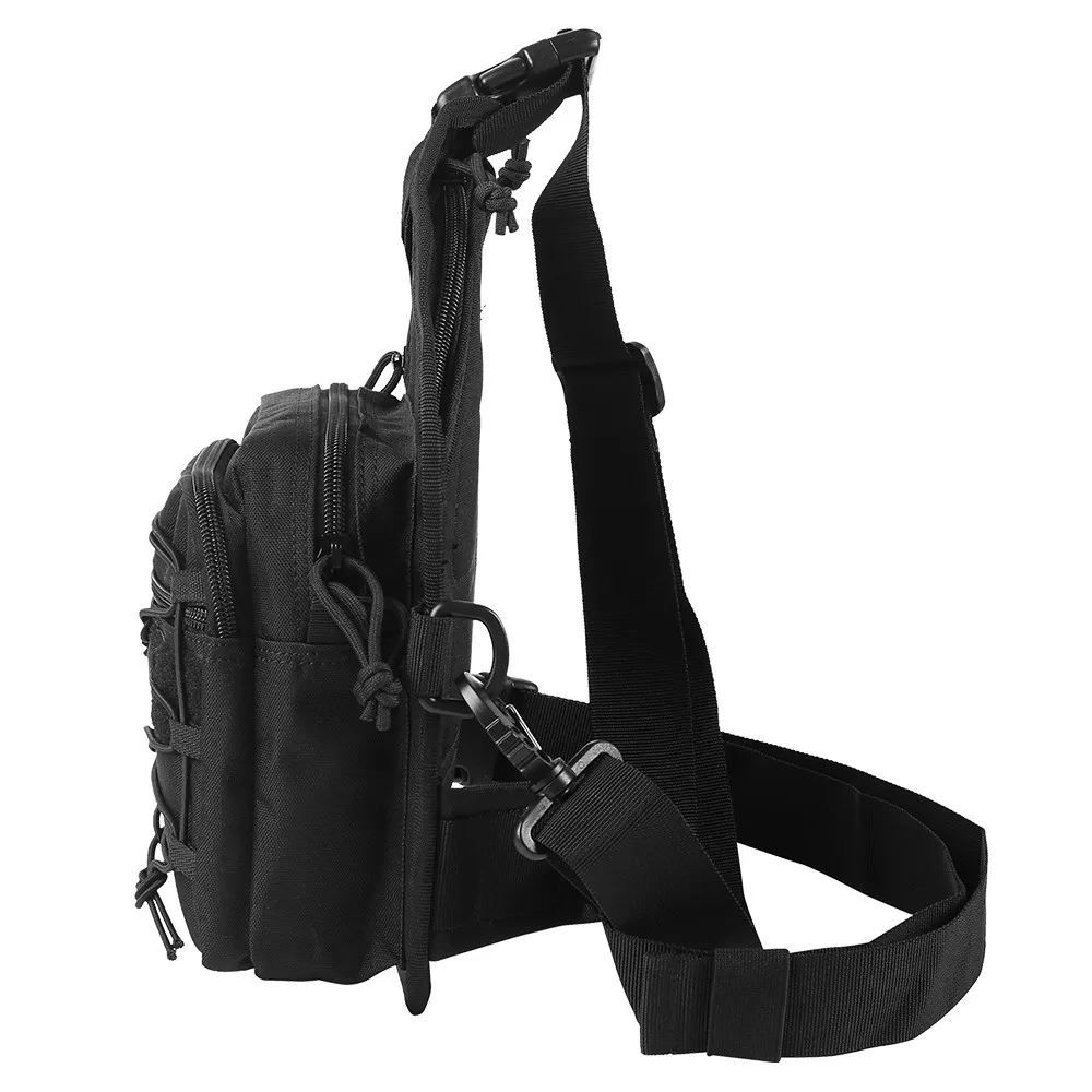 Funda pierna táctica nylon 900D con bandolera y hebilla rápida - Caza y tiro - imagen 5