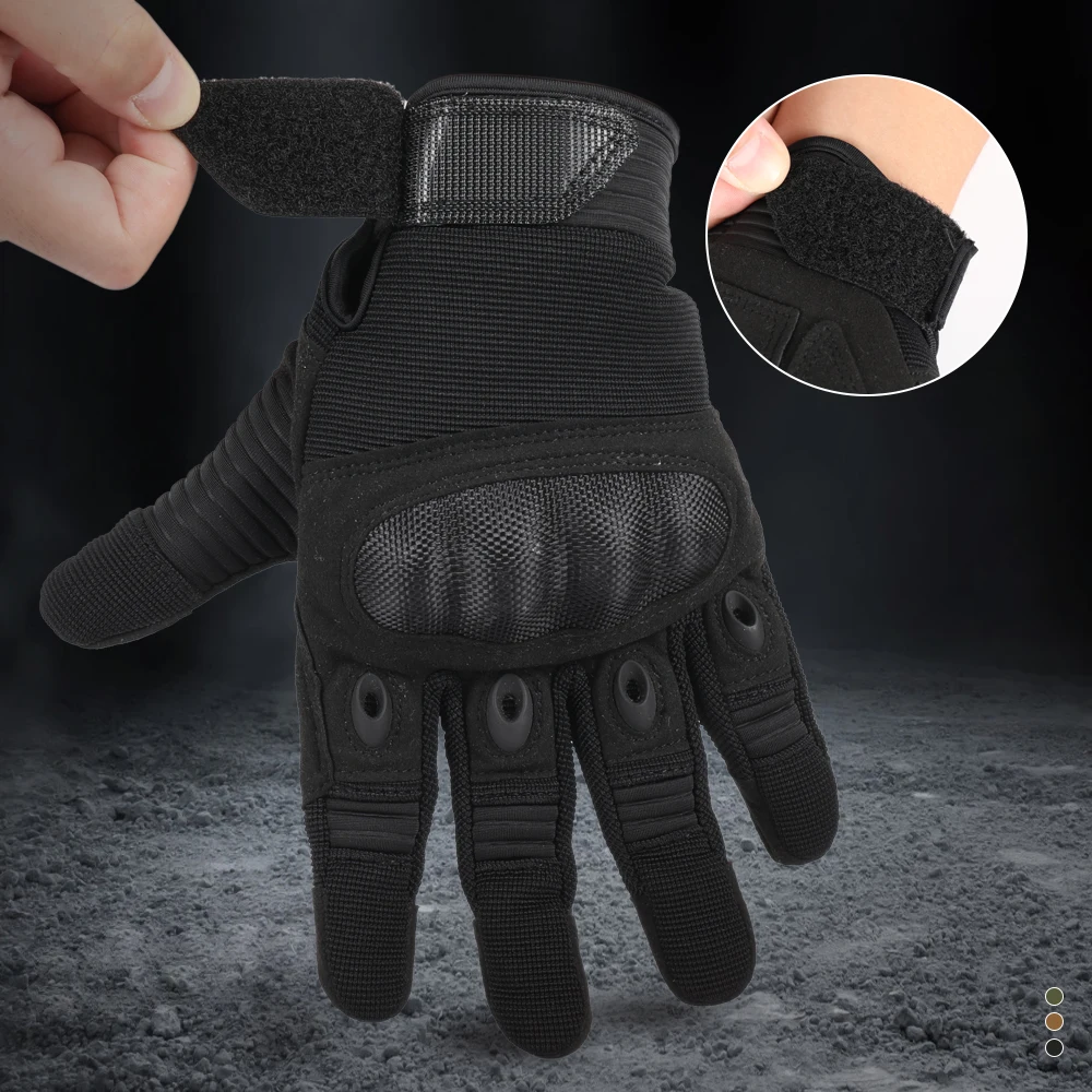 Guantes tácticos JIUSUYI con pantalla táctil – Dedo completo - imagen 5