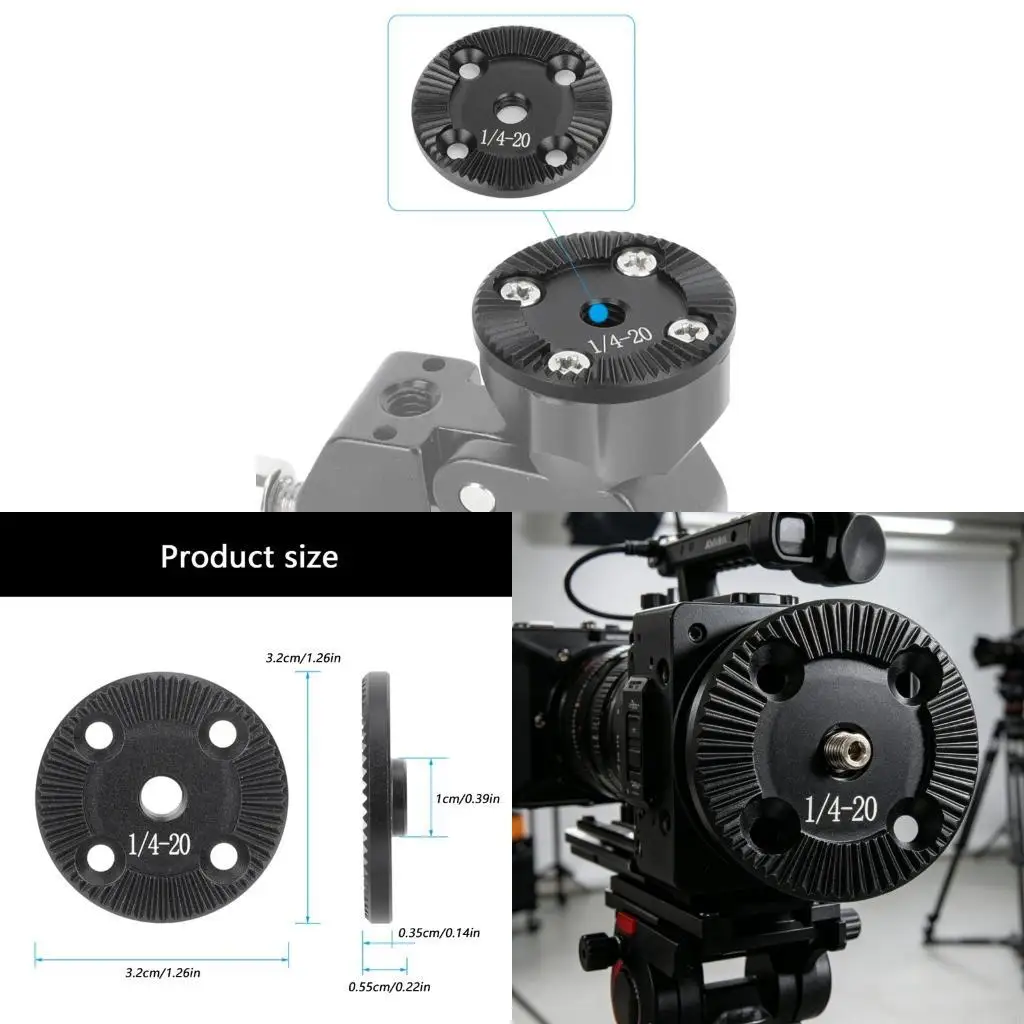 Correa engranaje profesional para jaula cámara DSLR soporte aluminio - imagen 5