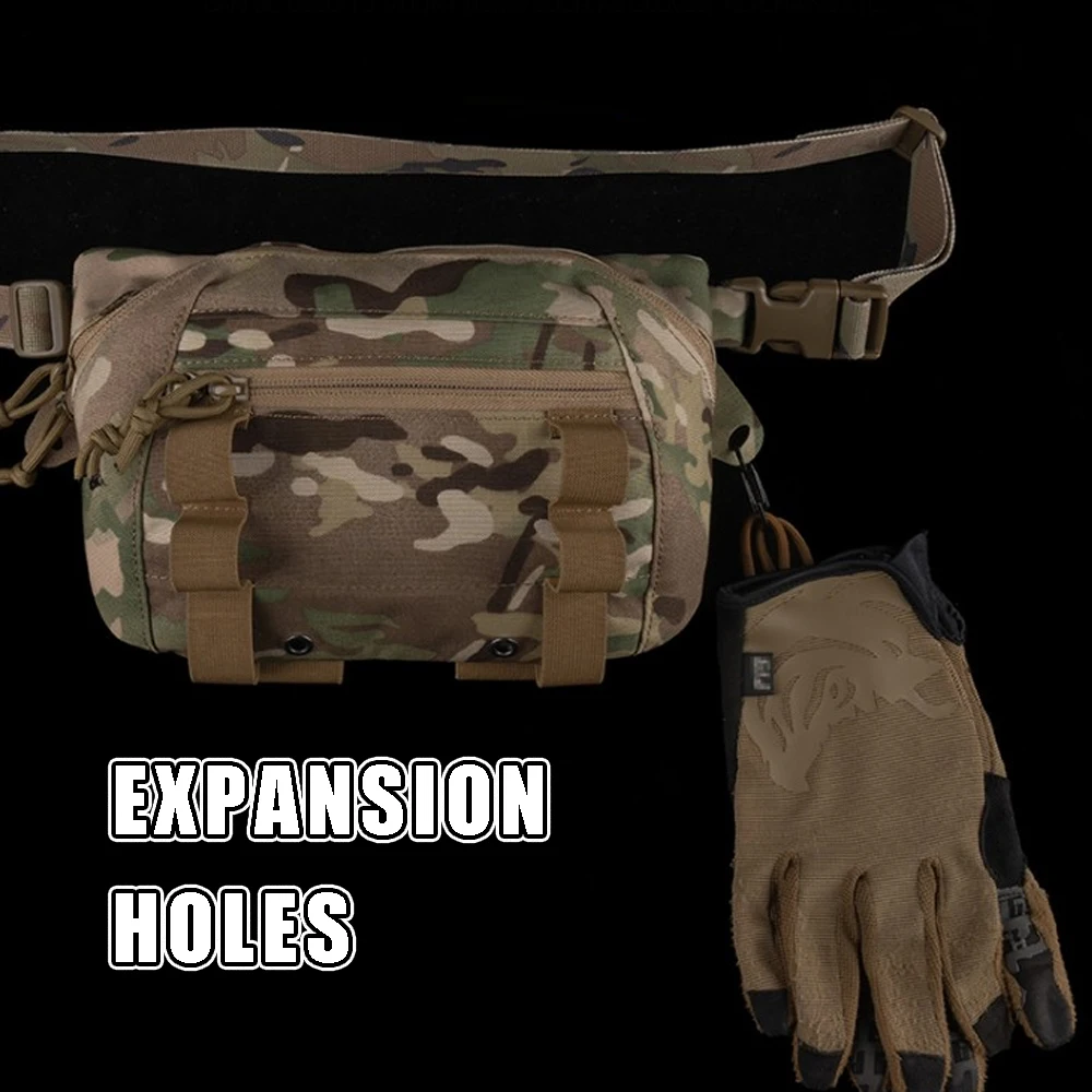 Bolsa táctica colgante para chaleco con retención bolígrafo y cintura - imagen 2