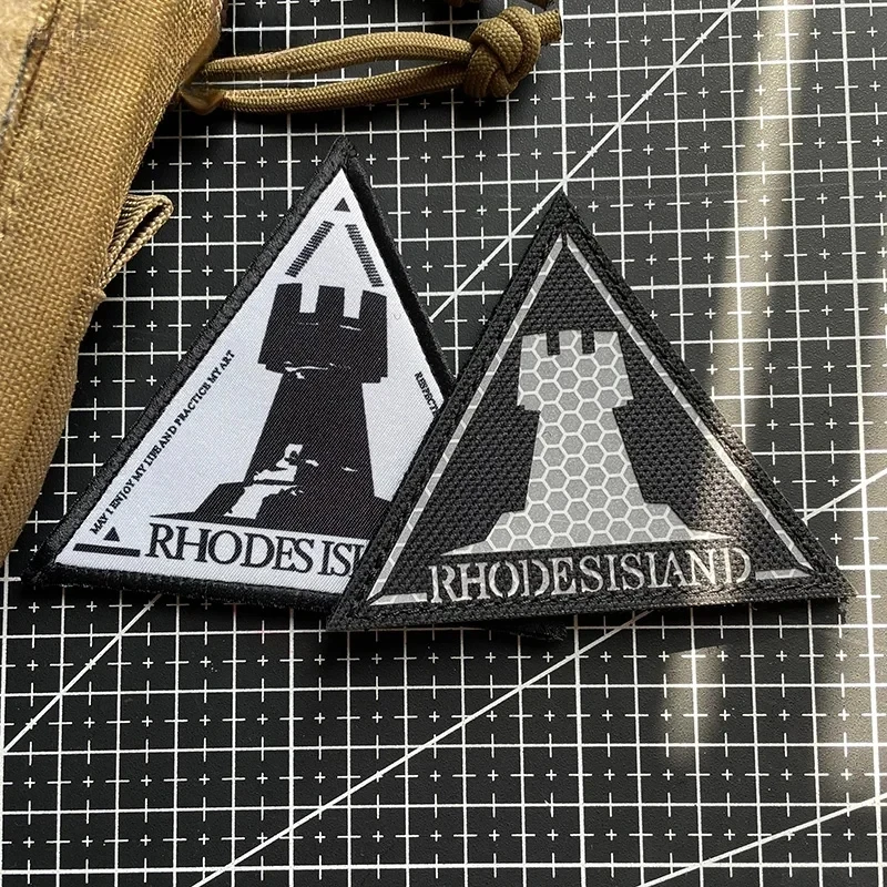 Arknights Parche táctico reflectante IR – Velcro para mochila - imagen 4