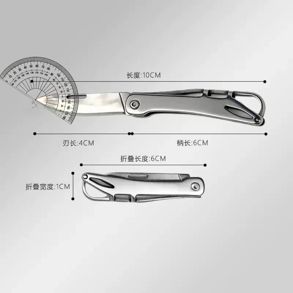 Detalle del cuchillo y plegado