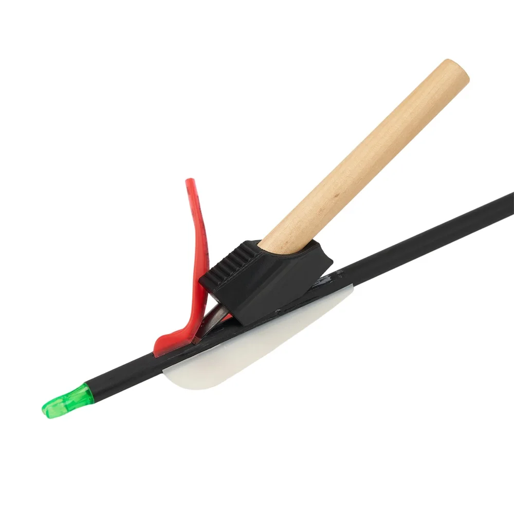 Raspador de plumas para flechas de arquería de madera - imagen 4