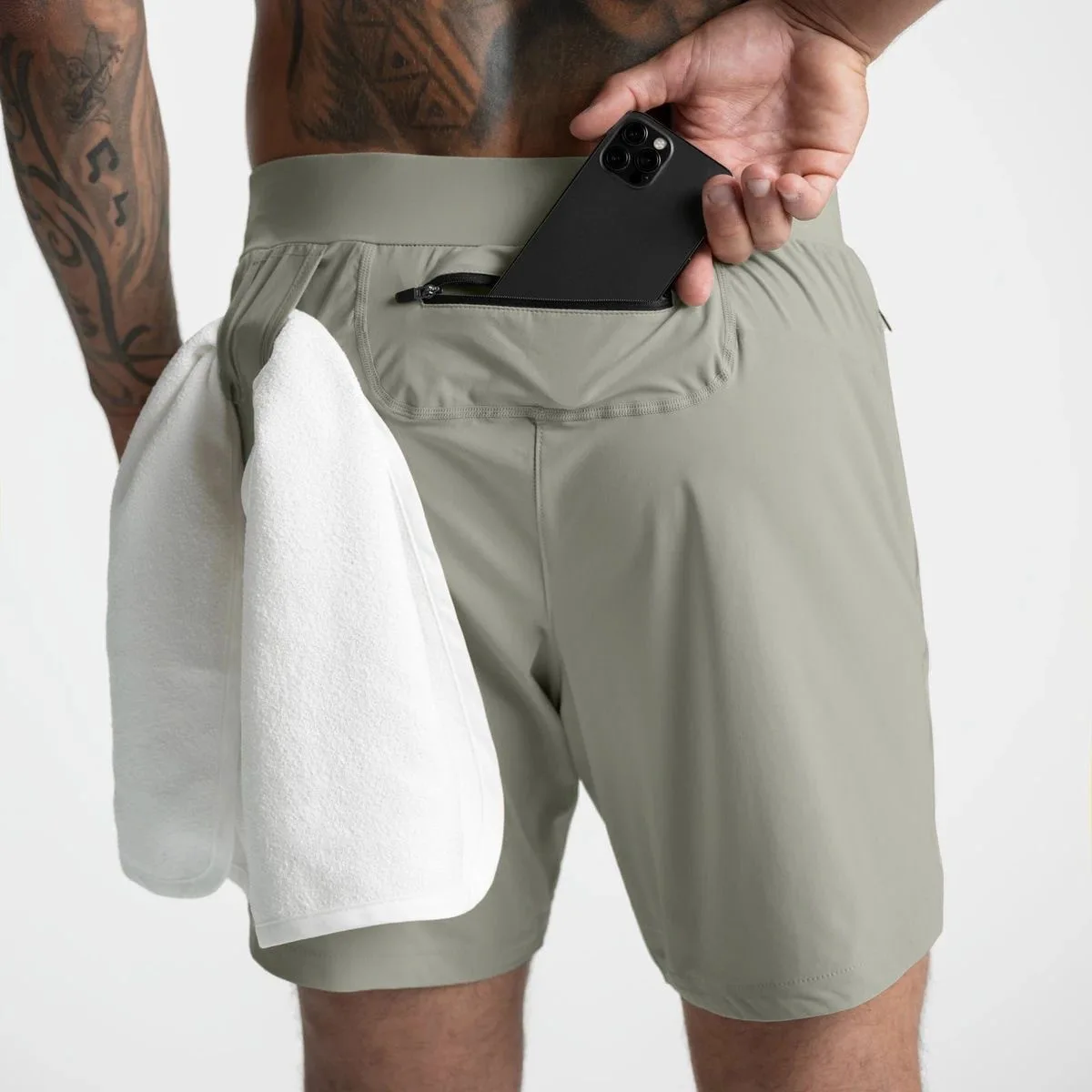 Pantalón corto deportivo para hombre de secado rápido - imagen 5