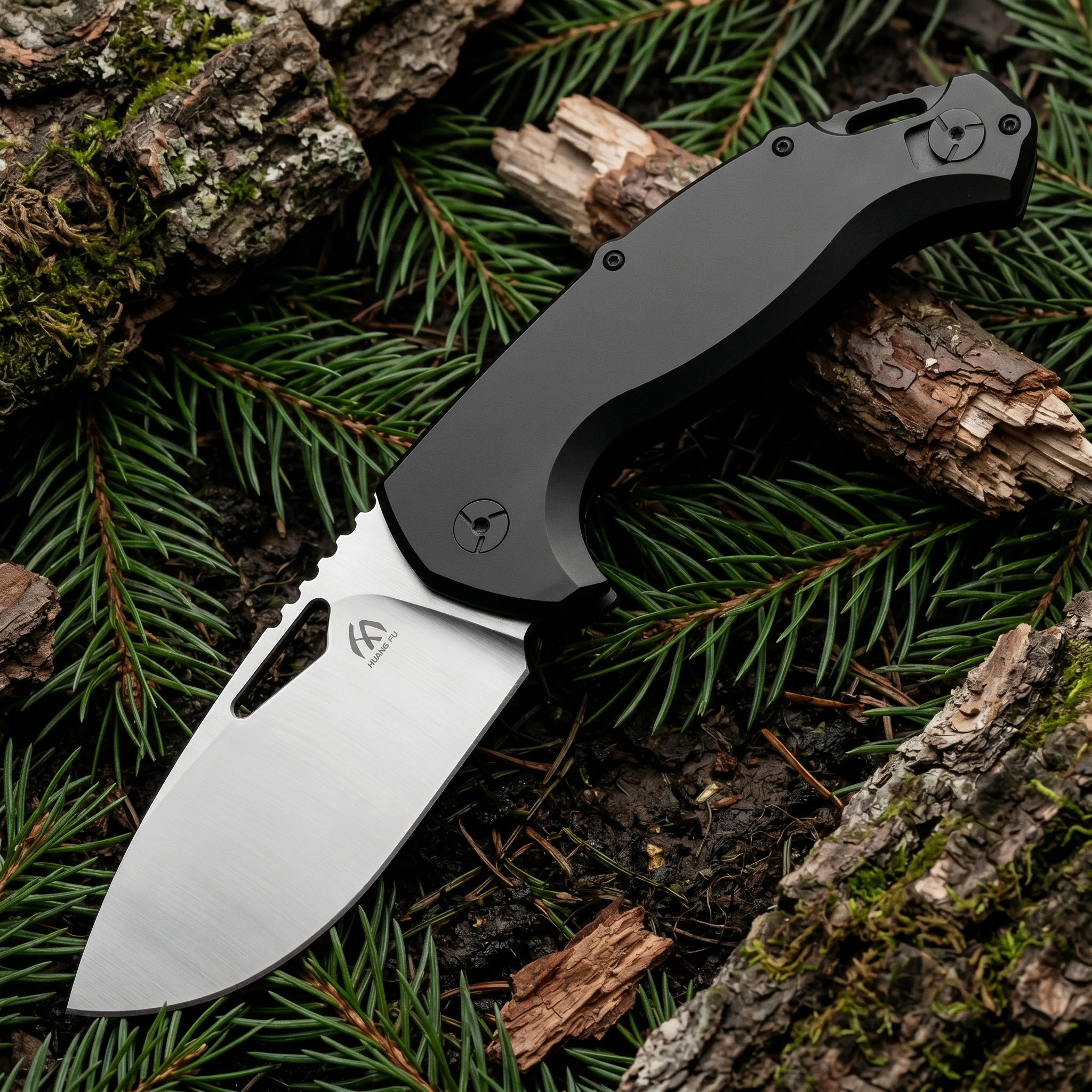 Cuchillo plegable multiusos táctico para outdoor y campamento - imagen 2