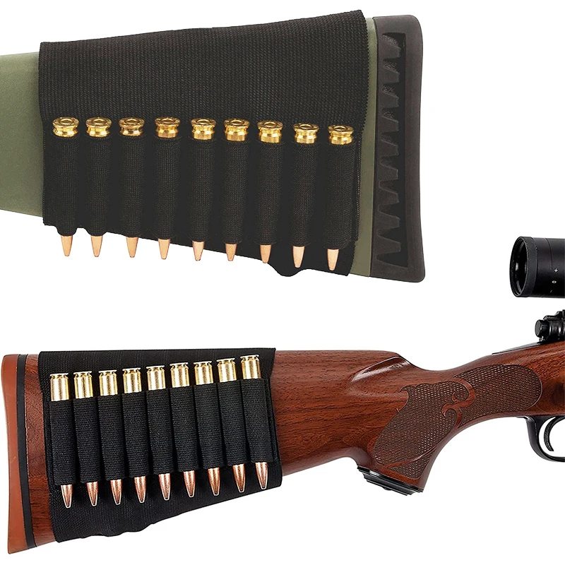 Porta cartuchos táctico elástico para rifle, acceso rápido - imagen 5