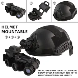 BOOIU L4G24 casco táctico con soporte NVG para PVS15/18