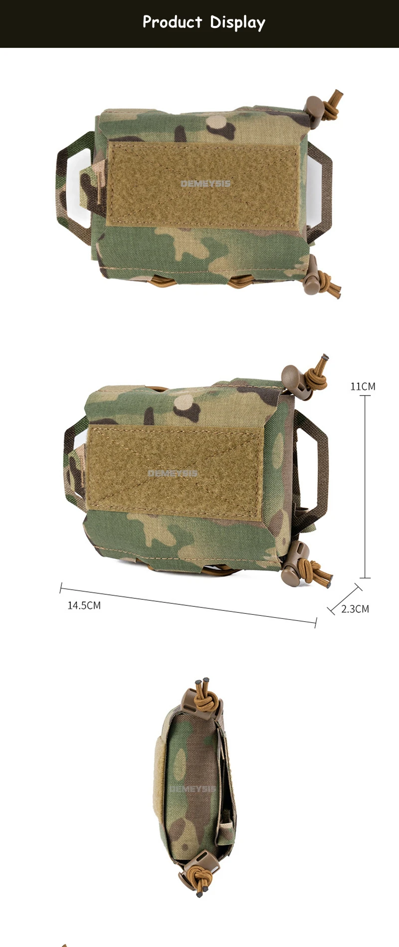Estuche médico táctico en diferentes configuraciones