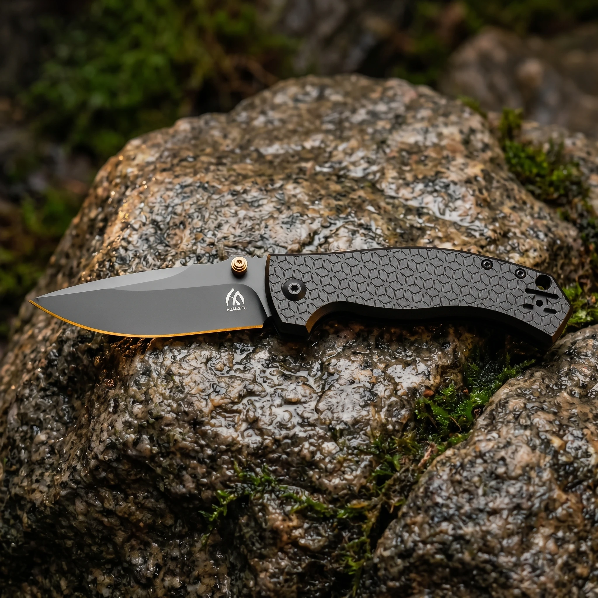 Cuchillo plegable multifunción acero para aire libre y regalo hombre - imagen 3