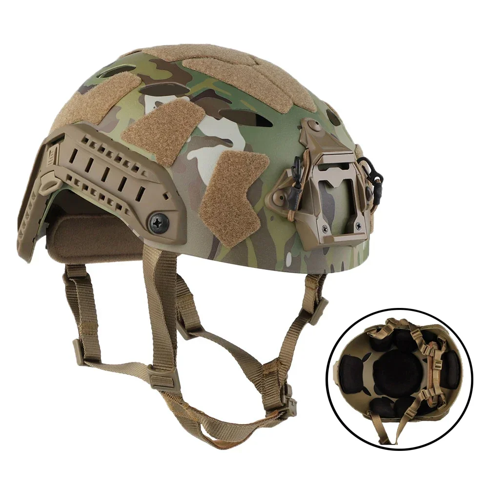 Casco rápido Airsoft MH ABS táctico reforzado para exteriores