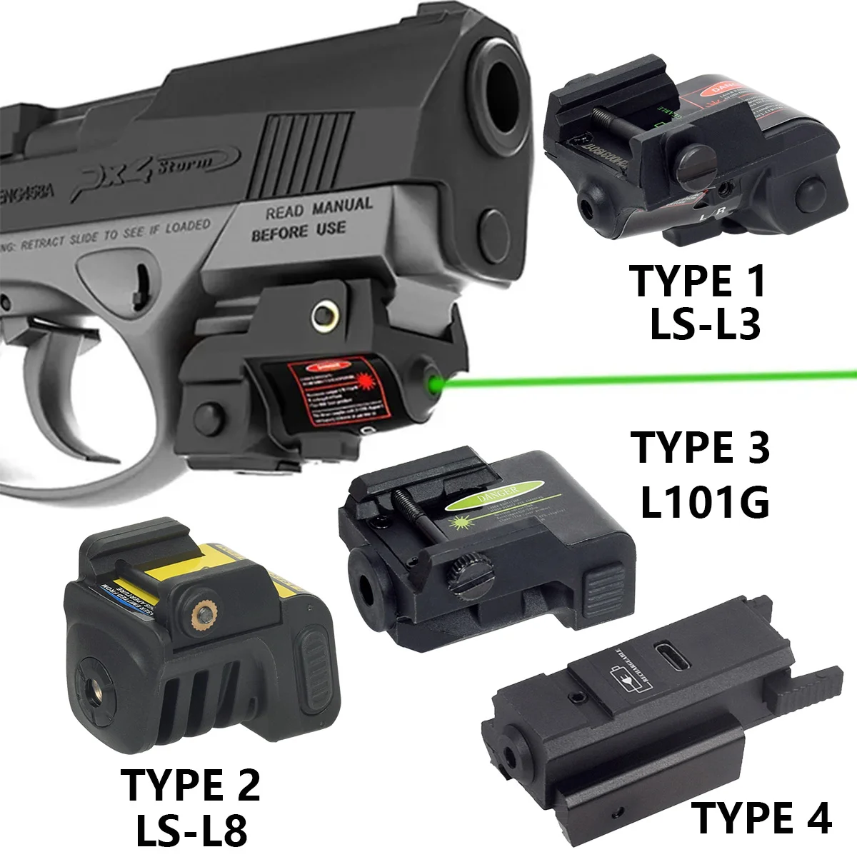 Mira láser LAMBUL para airsoft