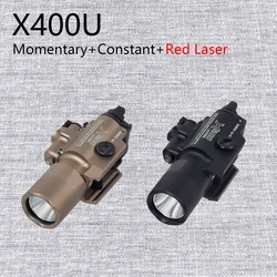 Mira láser táctica Surefire X400U Ultra – Linterna roja y verde para pistola