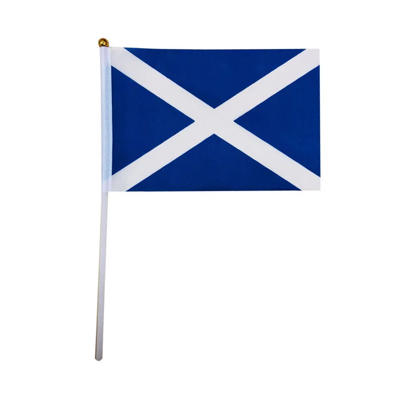 Bandera escocesa de mano 14x21 cm para eventos y celebraciones - imagen 2