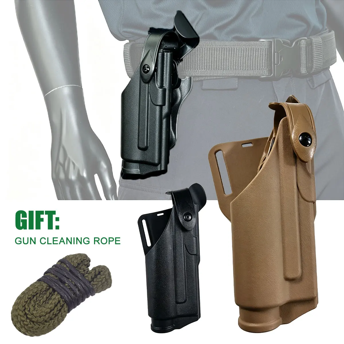 Funda táctica de cinturón para Glock 17/19/22/23/31/32 - imagen 3