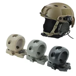 Porta linterna táctica para casco con fijación rápida
