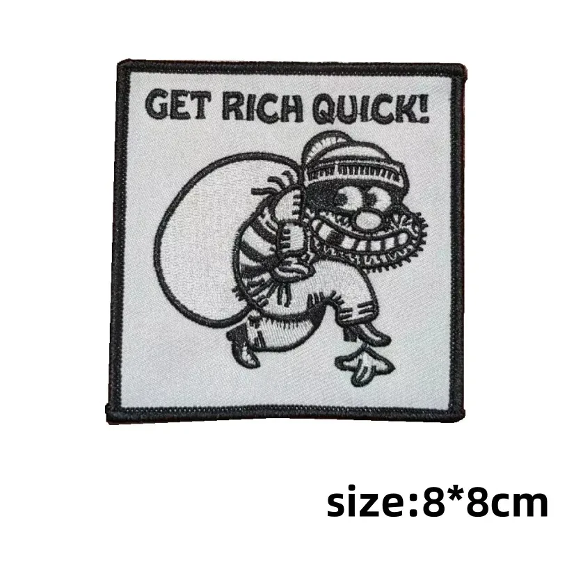 Parche MOLLE gato negro bordado – Táctico para mochila - imagen 3