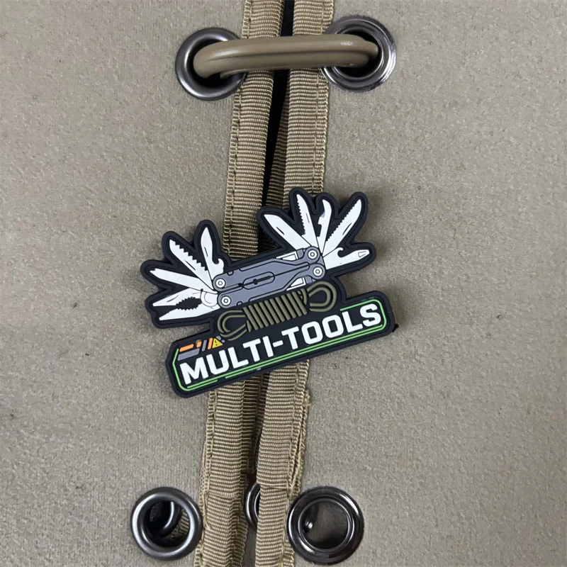 Parche táctico de PVC multiusos con velcro para mochila - imagen 5