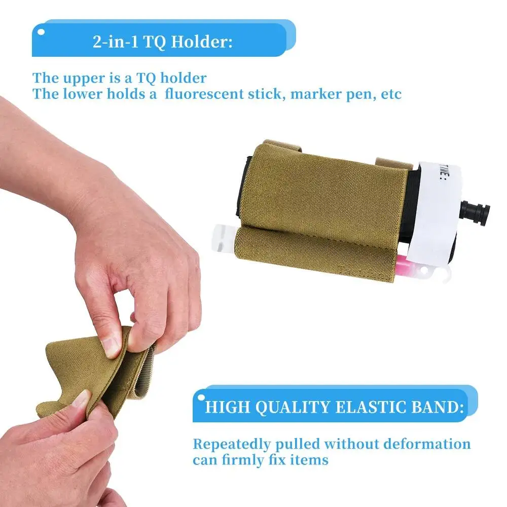 Porta torniquete TQ MOLLE para cinturón, chaleco y mochila - imagen 3