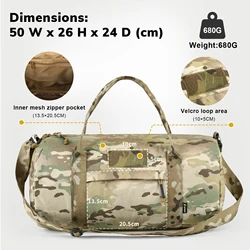 VOTAGOO Bolsa de Viaje Táctica de Gran Capacidad para Aire Libre
