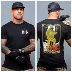 Camiseta deportiva Kill Your Demons de algodón suave para gimnasio
