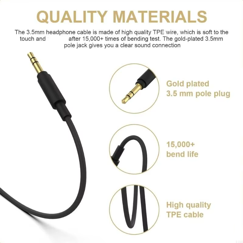 Conectores reforzados y cable flexible