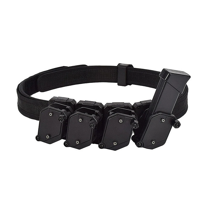 Cinturón táctico IPSC con portacargadores rápido y funda multiángulo