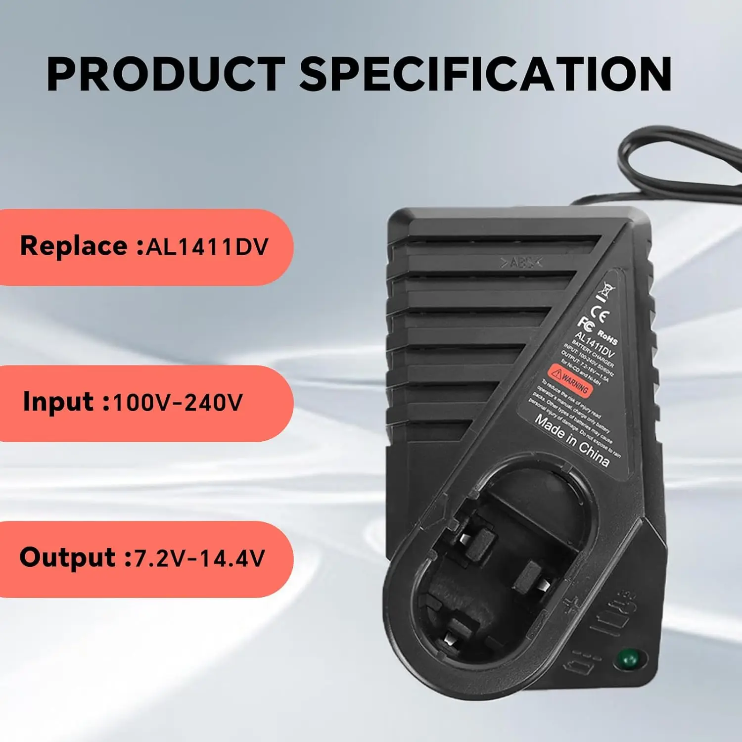 Cargador de batería NiMH NiCd Bosch y Skil para herramientas