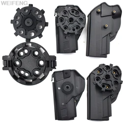 Funda táctica MOLLE para pistola con plataforma giratoria