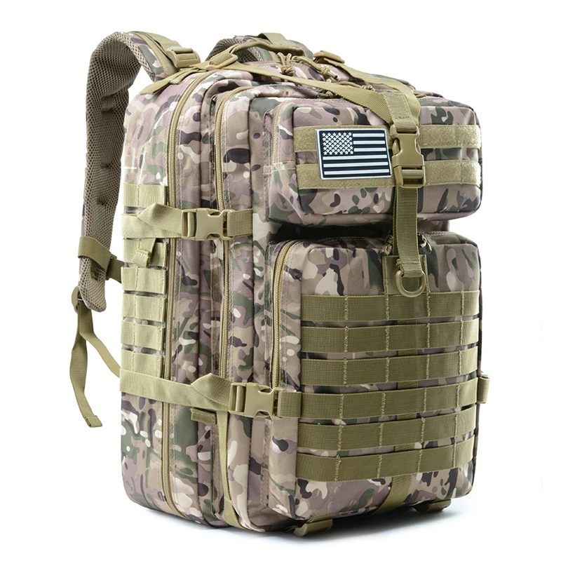 Mochila táctica 50L de gran capacidad 900D para camping y senderismo - imagen 3