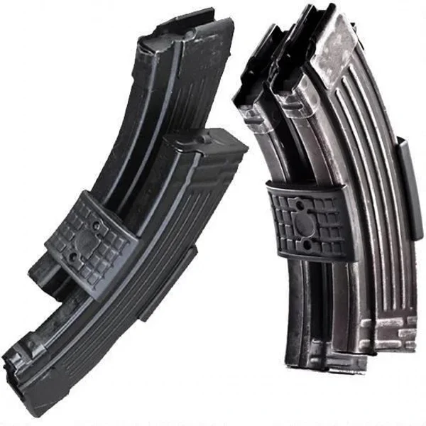 Detalle de la abrazadera doble Mag para AK 7,62