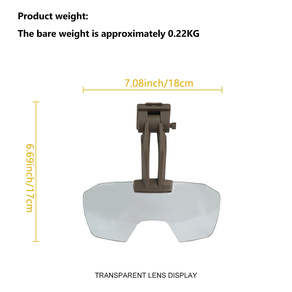 BOOIU Gafas de protección sin montura para airsoft y outdoor - imagen 3