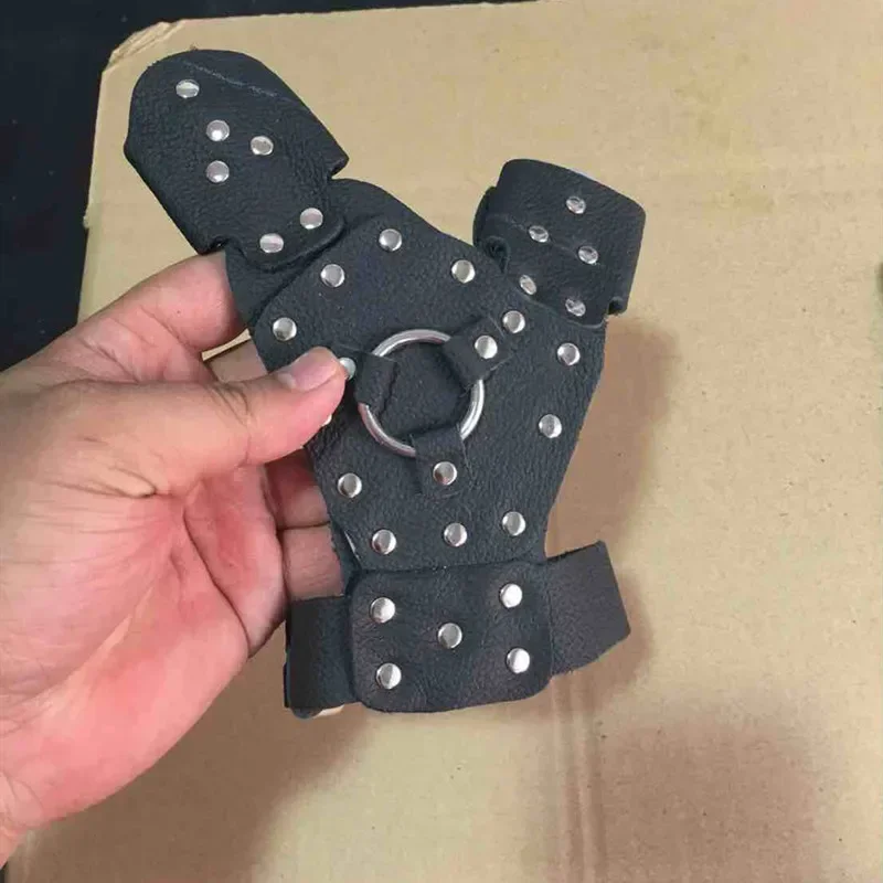 Guantes tácticos de cuero para tiro – protección para caza y deporte