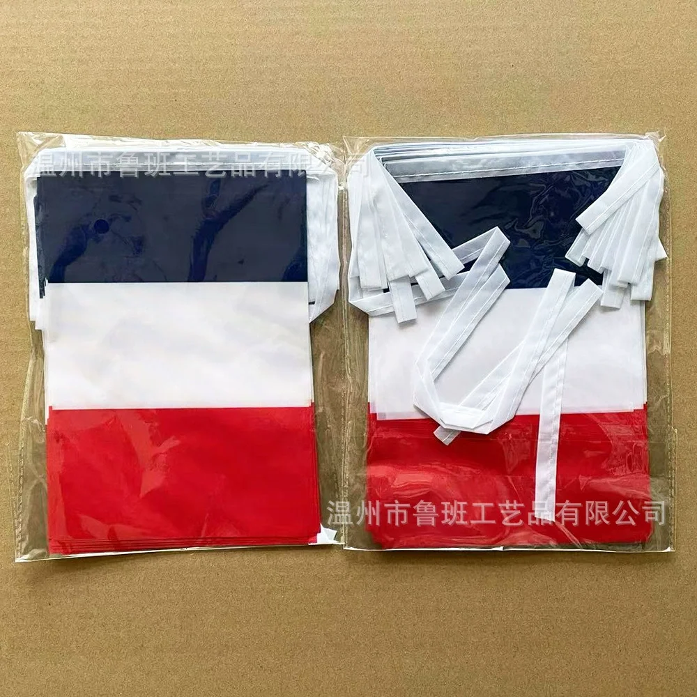 Banderines de Francia guirnalda para decoración fiesta y eventos