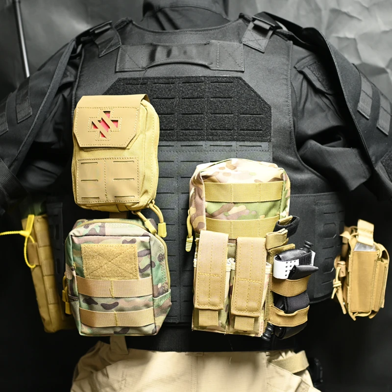 Chaleco táctico Koenig Ghost MOLLE para airsoft y entrenamiento - imagen 2