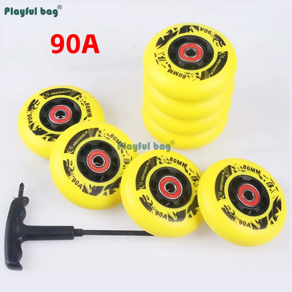 Ruedas patines en línea PU duraderas para patinaje urbano - imagen 4