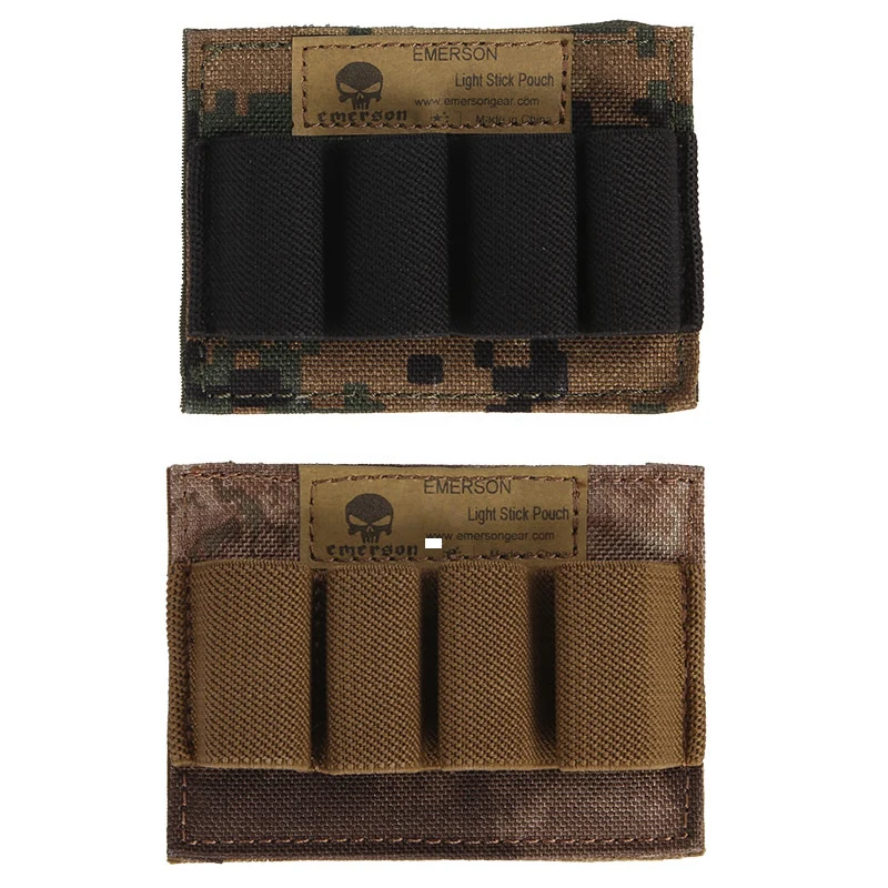 Bolsa táctica Emersongear para barra luminosa con velcro y gancho