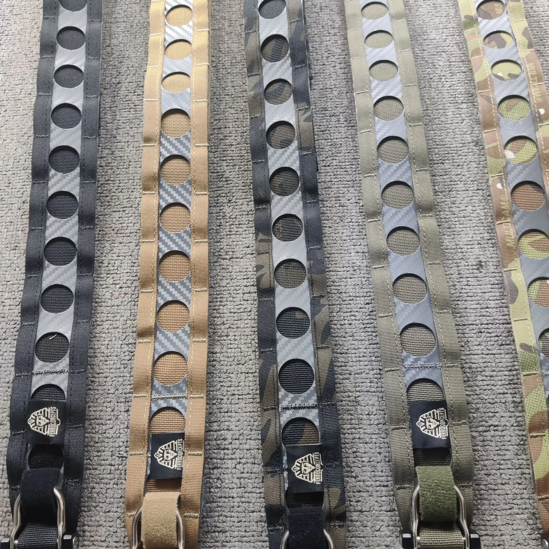 FERRO cinturón táctico MOLLE Airsoft con hebilla metal liberación rápida - imagen 2