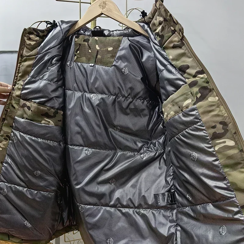 Chaqueta táctica térmica reflectante para invierno con capucha - imagen 2