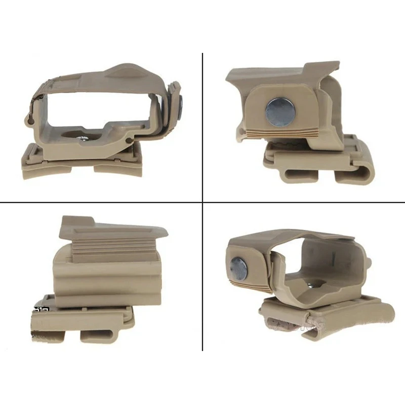 Funda táctica Glock 17 diestra con clip giratorio para cinturón - imagen 5