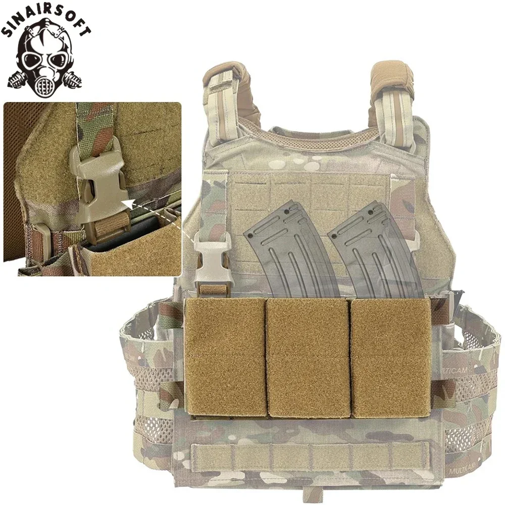 Portacargador triple 5.56/7.62 para chaleco de airsoft - imagen 4