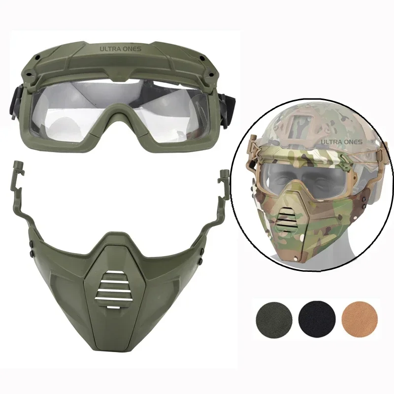 Máscaras tácticas con gafas de protección para Paintball Airsoft - imagen 4