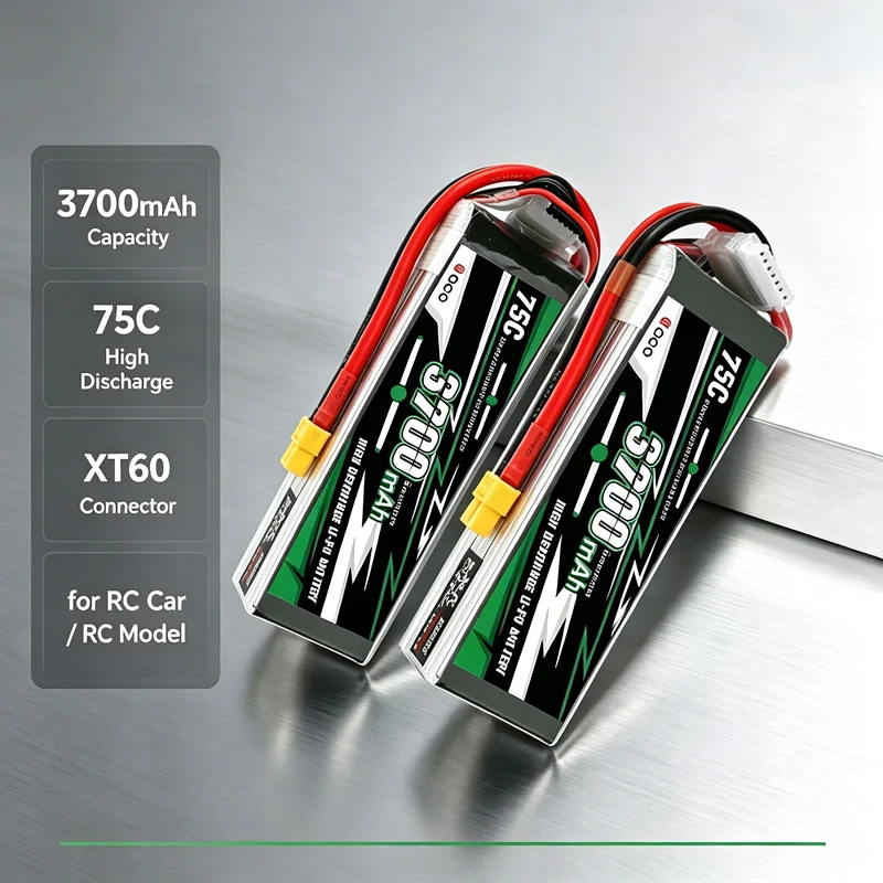 Batería LiPo Gens Ace 6S 3700 mAh 75C 22,2 V XT60 - imagen 5